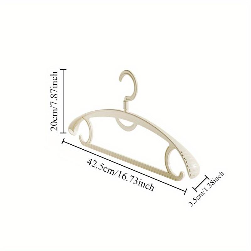 Space Saving Hangers Slim Design Wide Shoulder Non-Slip for Shirts Dresses, Closet Organizer Set To Maximize Space