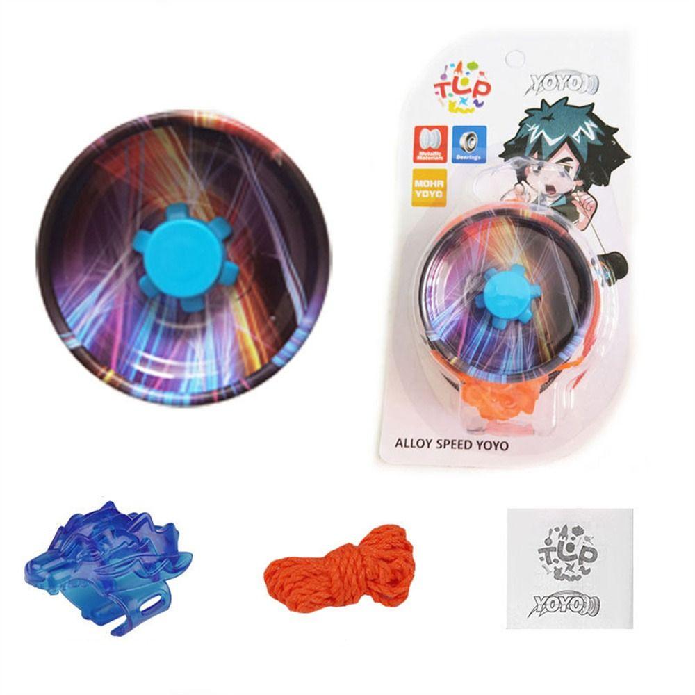 Kids Beginners Interesting Toy High Speed Metal Yoyo Luminous Yoyo Competition Yo-Yo Aluminum Yoyo