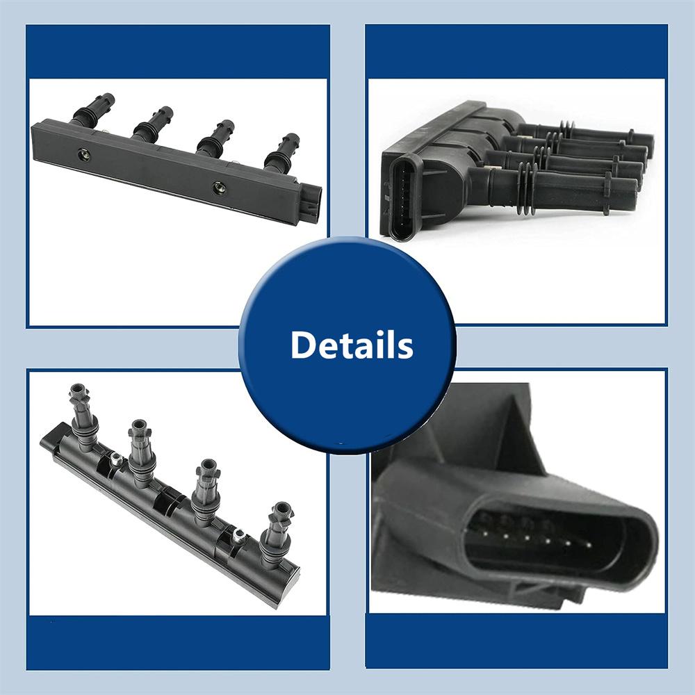 7-контактная катушка зажигания для Vauxhall Corsa 1.2 1.4 16V Adam 1208092 1208093 1208096