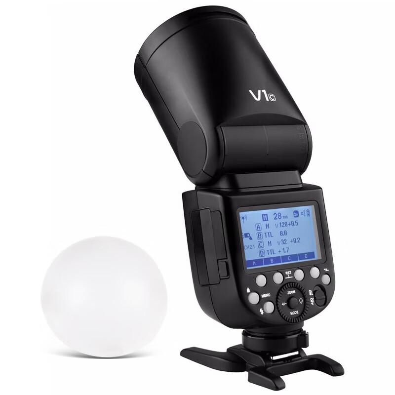 Вспышка для камеры Godox V1 с круглым отражателем