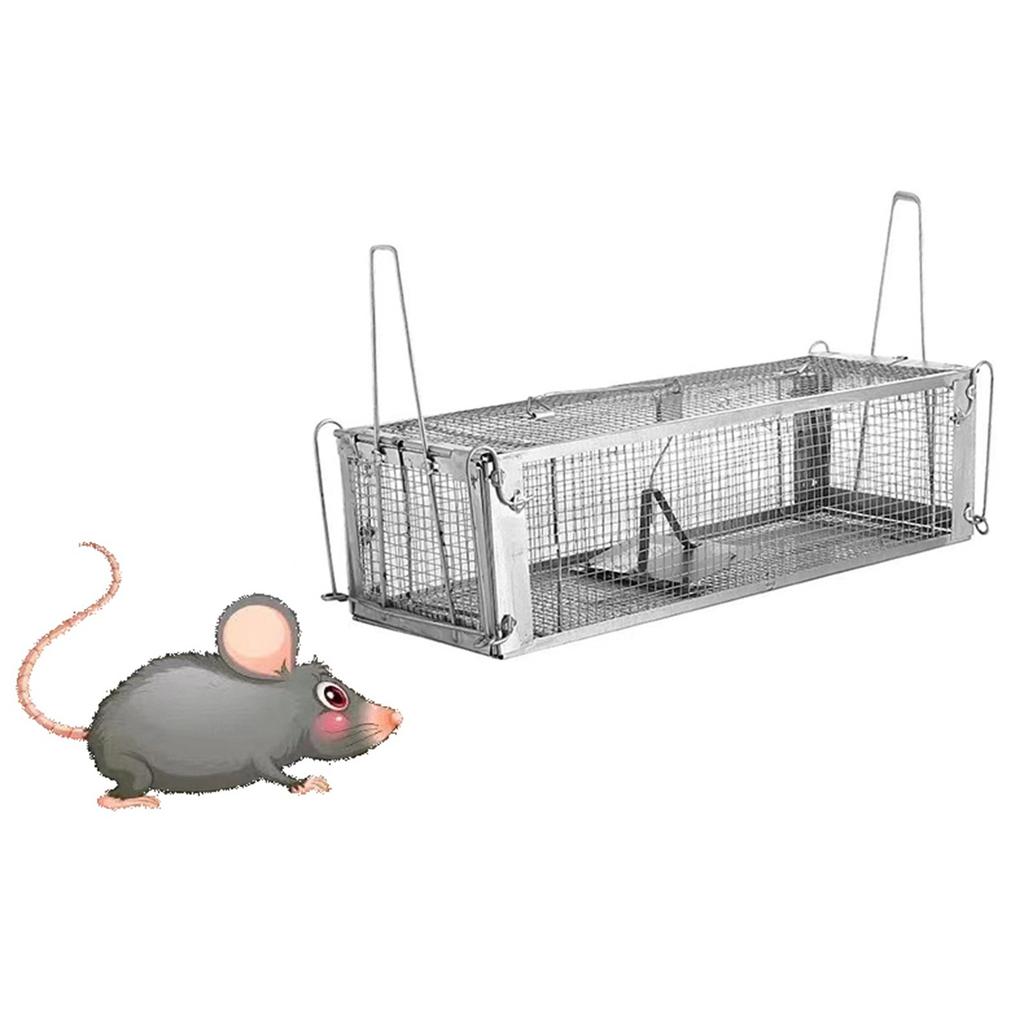 Бытовые автоматические ловушки для грызунов для поимки больших крыс Клетка для крыс для поимки крыс Металлическая железная клетка