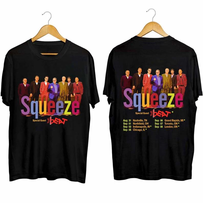 Squeeze 2024 Tour t-Shirt Squeeze Band Fan Shirt Unisex T-Shirt