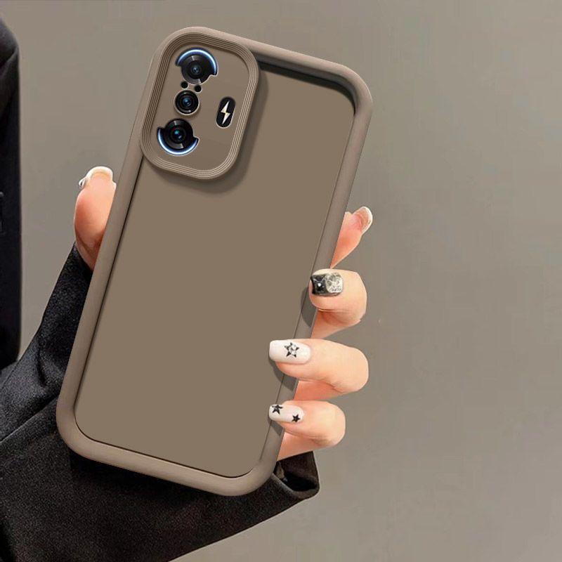 Чехол для Poco F3 GT Чехол для телефона Xiaomi Poco F3 GT Чехол poco f3 GT Защита от падения Роскошный Конфетный Матовый Мягкий Чехол