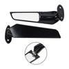 2 шт. Мотоциклетные зеркала Модифицированное ветровое крыло Регулируемое вращающееся зеркало заднего вида для YAMAHA R6 1999-2011