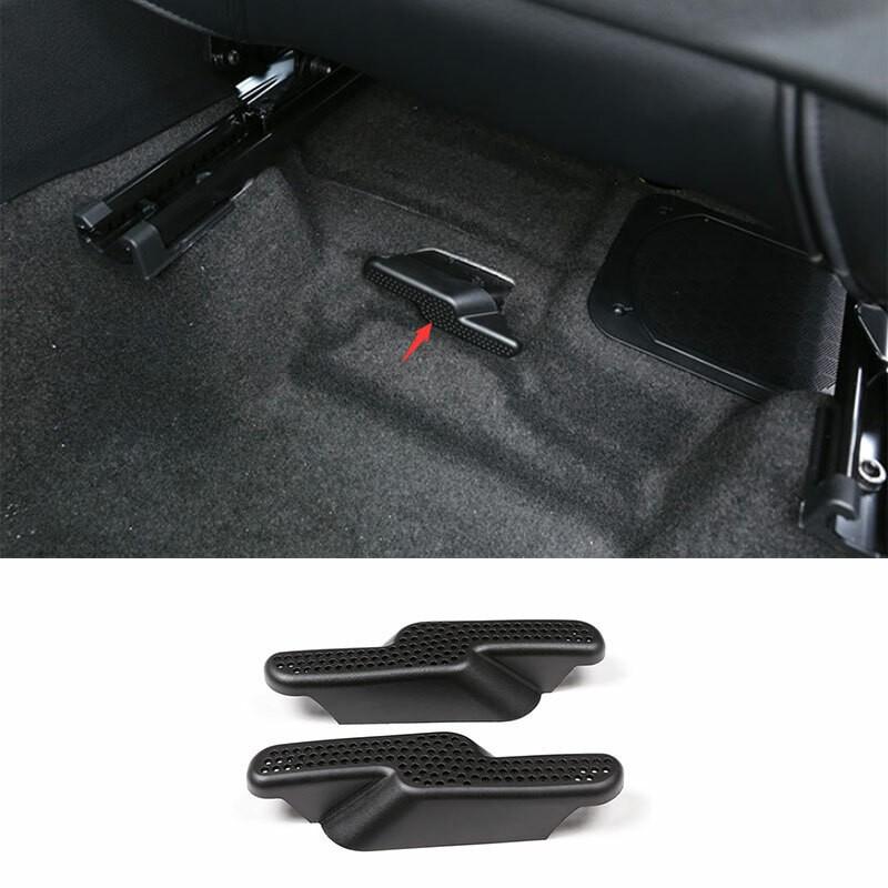 For BMW X1 F48 2016-2022 2022 ABS Black Seat Lower Dust Cover Cover Trim 2PCS