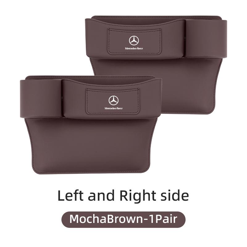 FIQ4 2025 Hot Car Seat Gap Storage Box Car Crevice Storage Box Seat Organizer For Mercedes Benz AMG A C E Class C180 C200 C260 C300 W