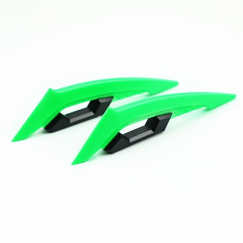 Аэродинамический спойлер для мотоцикла, 1 пара, универсальная самоклеящаяся наклейка, аксессуары для модификации мотоцикла
