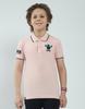 Boys's Regular Fit Printed Polo Half Sleeve T-Shirt