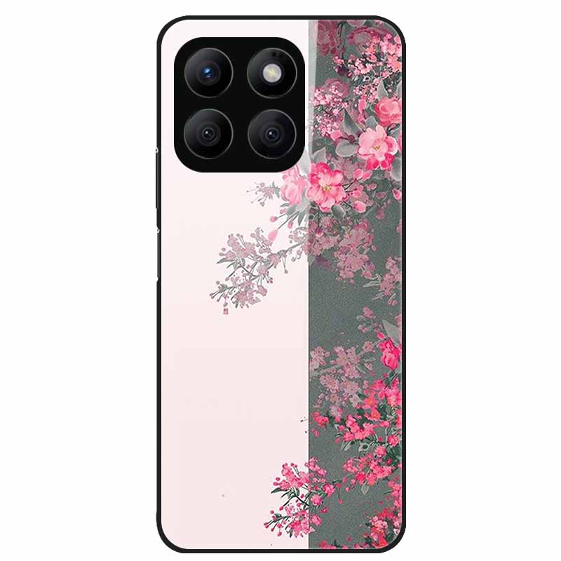 For Honor X8C Case Tempered Glass Hard PC Back Shell for Honor X8C 4G Phone Cases Bumper Covers for HonorX8C X 8C Fashion Shells