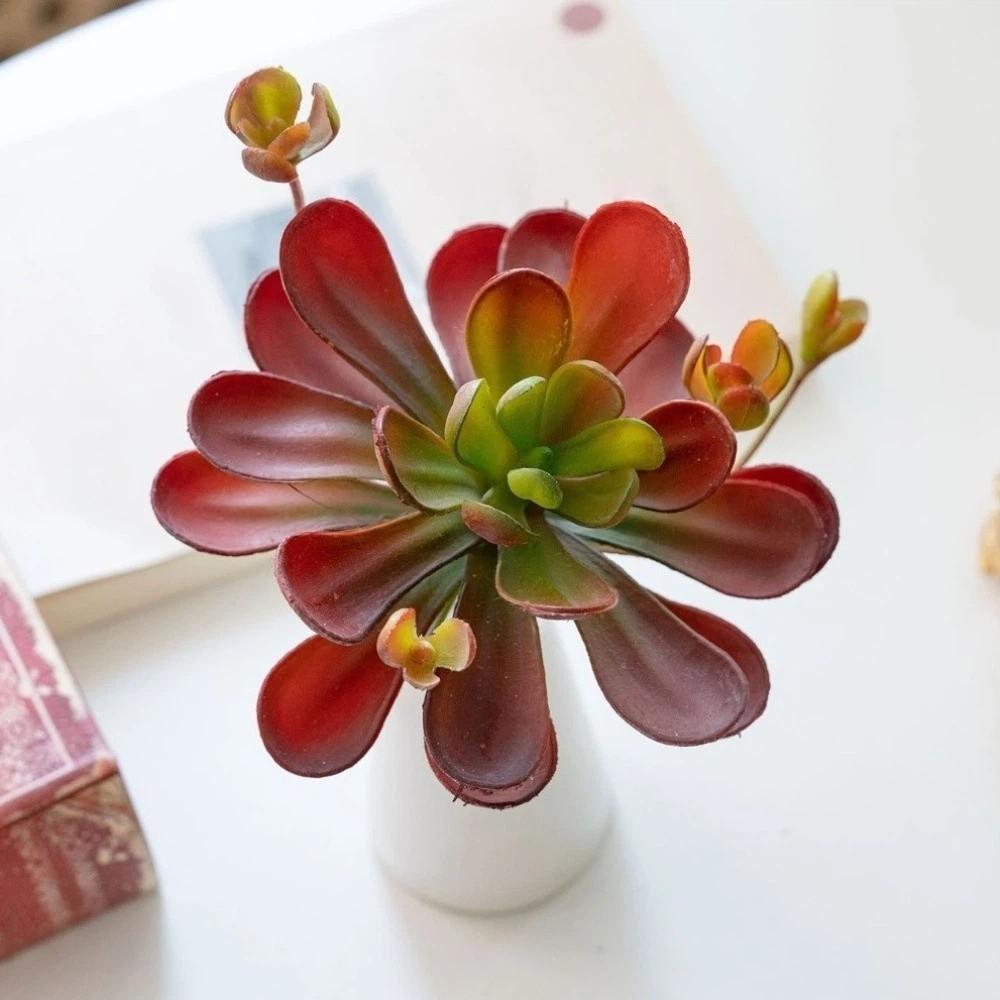 Fleshy Artificial Succulent Plant Lifelike Simulation Bonsai Plant Fake Cactus Home Office Decor
