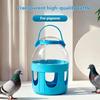 Bird Waterer Durable Automatic Pigeons Water Feeder Drinker with Handle Portable Water Container Easy to Clean