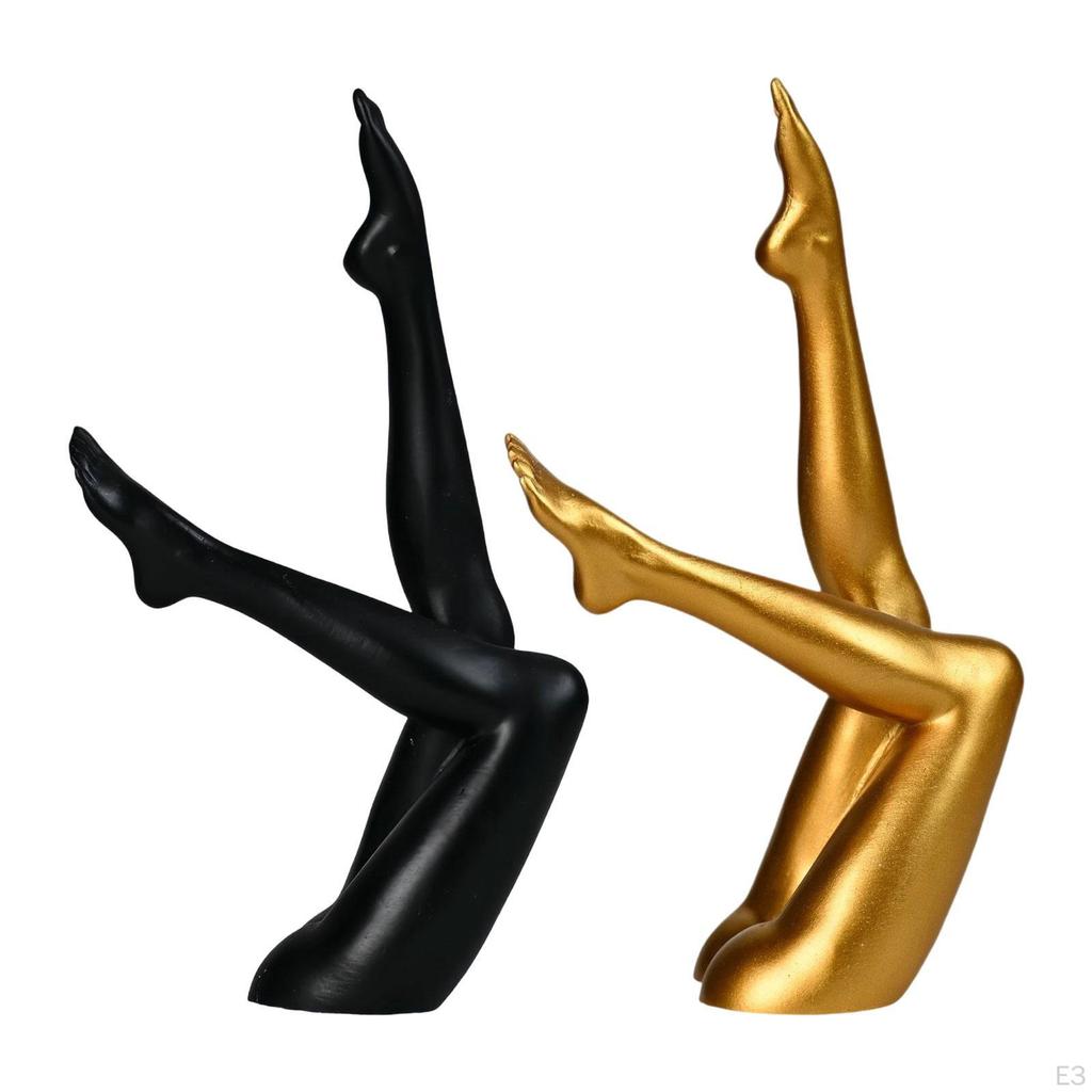 Female Legs Sculpture Desktop Ornament Decor Display Unique Craft Figurine Office Statue for