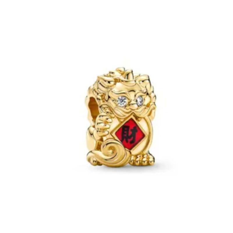 Brand New Copper Metal Plated Gold Tower Sunflower Dangle Charm Bead Component Bead Component Compatible With Authentic Original Accessories Bracelet