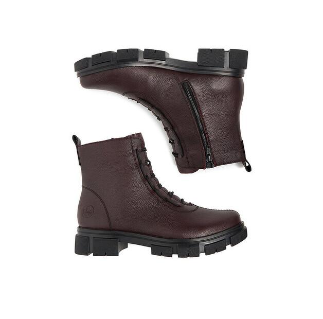 Burgundy Rieker Y7150-35 Ankle Boots