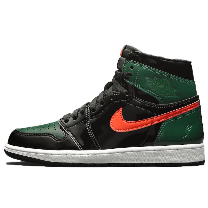 Jordan 1 Ретро Высокая Подошва Fly Art Basel Черный Нумерованный AV3905-038