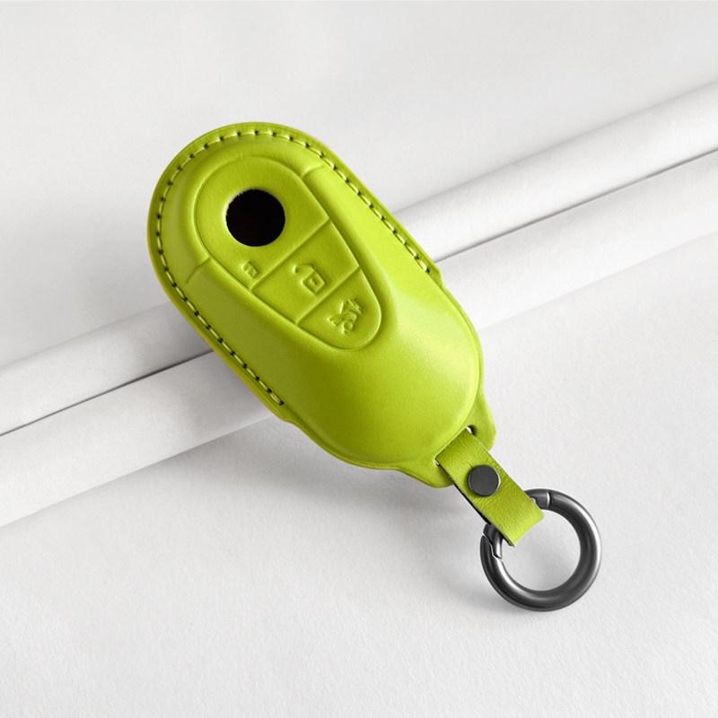 Mercedes-Benz Genuine Leather Key Case for GLC, Class A, S, C200, E300 Models