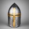 Handmade Medieval 14th Century Great Helmet Perfect for Renaissance Fair, Cosplay, LARP, Halloween Costume Authentic Steel Armor Replica