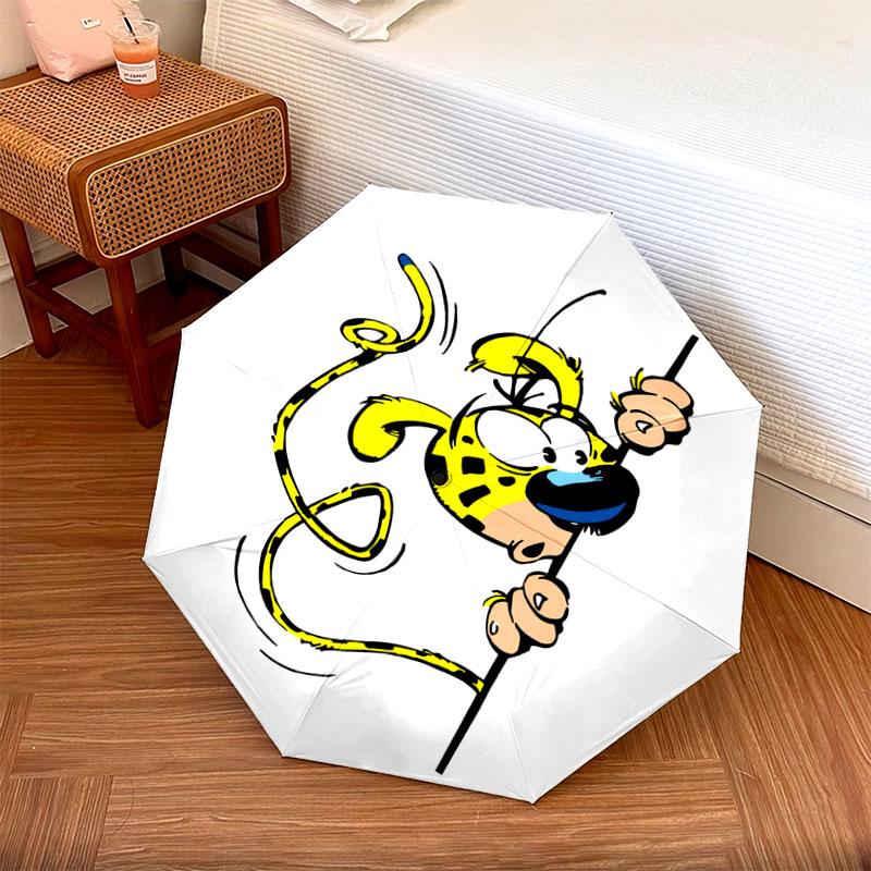 Зонт с рисунком Марсупилами, Новый Стиль, 1 шт., Автоматический Складной Зонт, Портативный Складной Дорожный Зонт, Уличный Зонт, Подарок на День Рождения