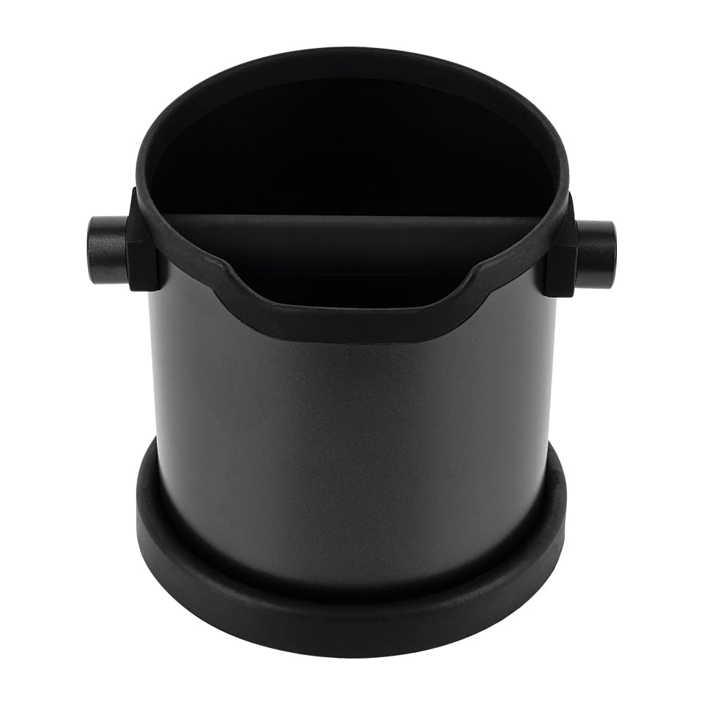 Watchget Нок-бокс, Нок-бокс для эспрессо, Нок-бокс для кофе, Нок-бокс, Ведро для кофейной гущи, Большая вместимость 1,8 л, Съемная нержавеющая сталь, для дома