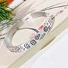 Zuyin 9999 Ping An Xi Le Ji Yan Silver Bracelet Guofeng Fu Zi Pure Silver Bracelet Zhaocai Cat Bracelet Girlfriend Gift