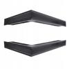CORNER GRILLE AIR 600x400x90 45S GRAPHITE 2 Pieces