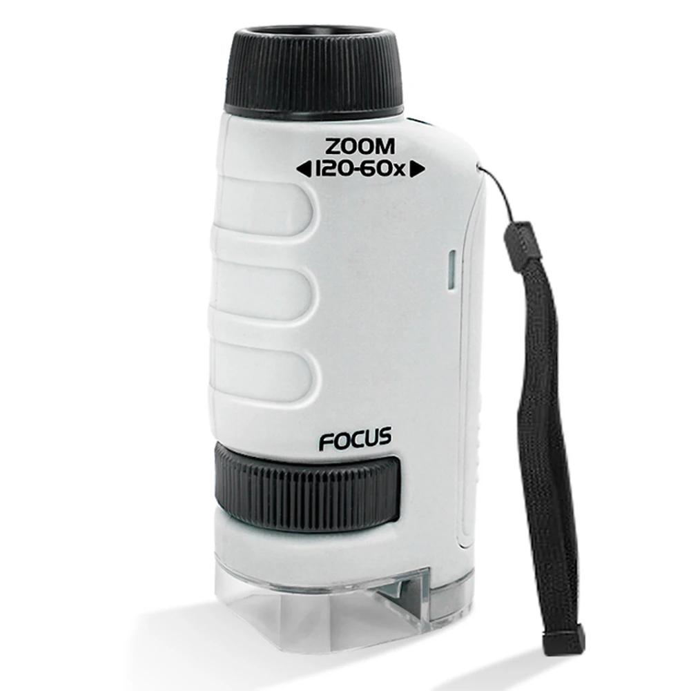 Цифровой микроскоп с увеличением 500X, светодиодный HD-экран IPS 2 дюйма, электронная лупа для монет для дома и офиса