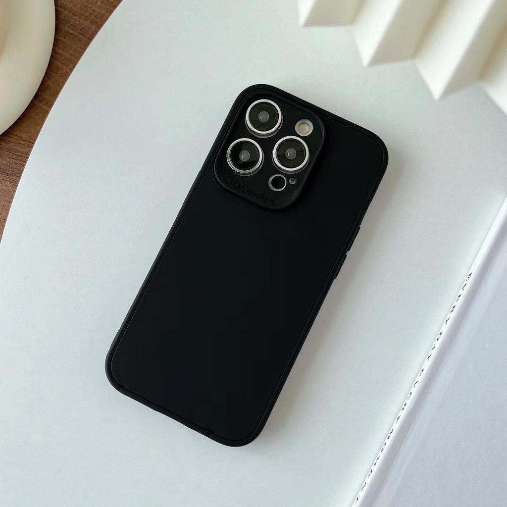 Применимо к iPhone16Pro Матовый силиконовый ТПУ Мелкое отверстие Apple 15 Полная упаковка Противоударный Мягкий защитный чехол