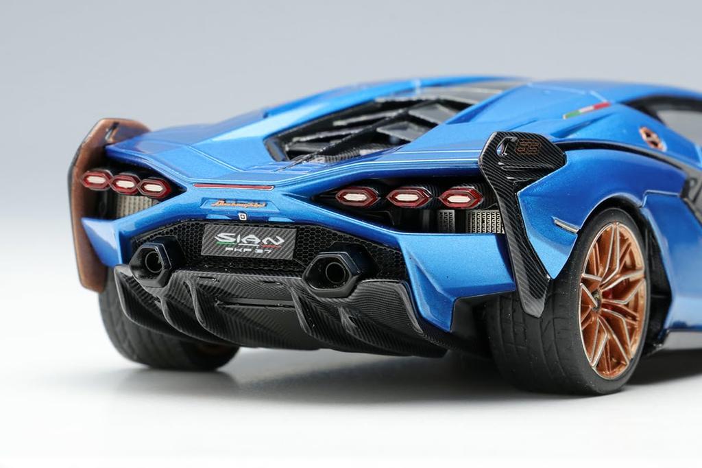 EIDOLON COLLECTION Lamborghini Sian FKP 37 2019 Blue Eye Gil Finished Product 1/43