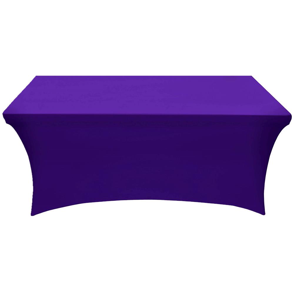Pack of 3/5pc Stretch Spandex Table Cover Fitted Tablecloth 4Ft/6Ft Rectangle Suitable for Parties Home Banquets Weddings Events