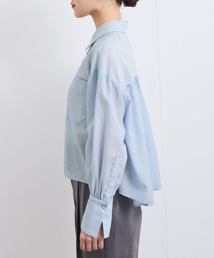 Volume Flare White Main [BIS] Women's Shirt, Wrinkle-Resistant, Cool-to-the-Touch, Washable,