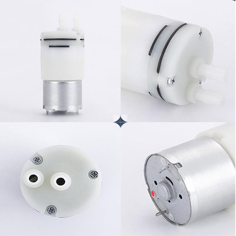 310 Water Pump DC 6V 3.7V Self-priming Suction Diaphragm Pump Negative Pressure Pump Electric Mini Pump for Tea Table