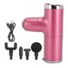 Мини-массажный пистолет, портативный, регулируемый, мышечный, боль, усталость, снятие усталости, фитнес-массажер, розовый