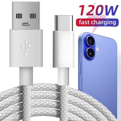 Двойной кабель типа C, подходящий для iPhone 15 16, кабель для зарядки USB C - Type-C, быстрая зарядка PD, высокоскоростная линия передачи данных для iPhone 16Pro