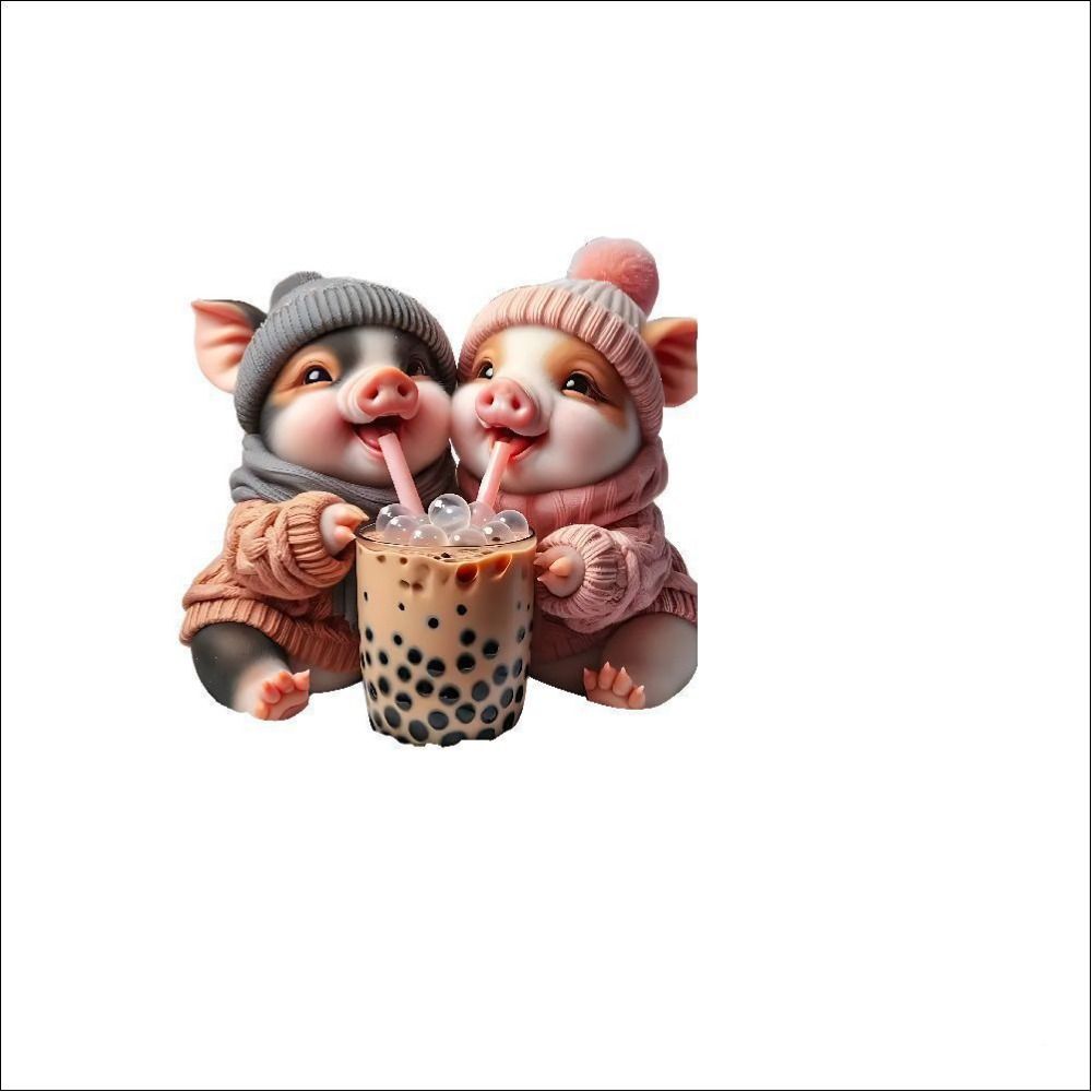 Брелок в форме поросенка, акриловое украшение для рюкзака, подвеска для интерьера автомобиля, украшение для дома