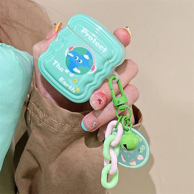 Чехол для наушников INS Heart Windmil для Airpods Pro 2, чехол с милым медведем и разноцветными бусинами, мягкий силиконовый чехол с мультяшным животным для Airpods 1 2 3