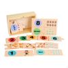 Number Puzzle Math Manipulatives,Homeschool Supplies,Matching Games Gifts,Math for Kids