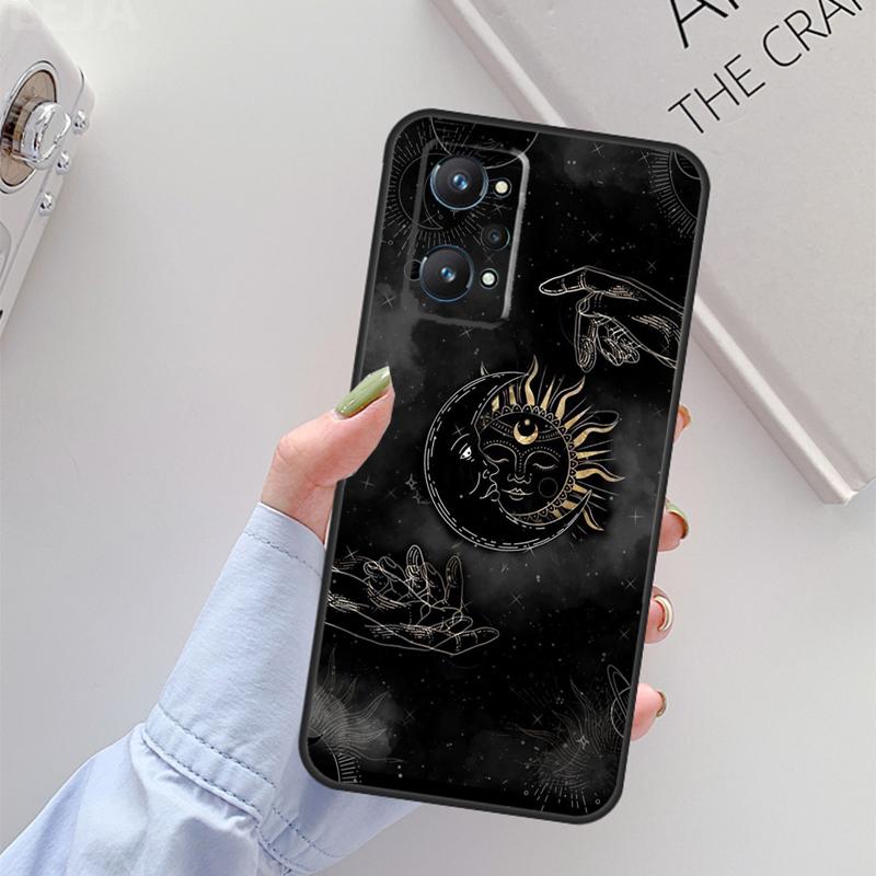 Полумесяц Солнце Для Realme C61 C75 C55 C51 C21Y C25S C67 C53 13 12 10 11 14 Pro Plus GT 6T 6 5 GT7 Pro Чехол