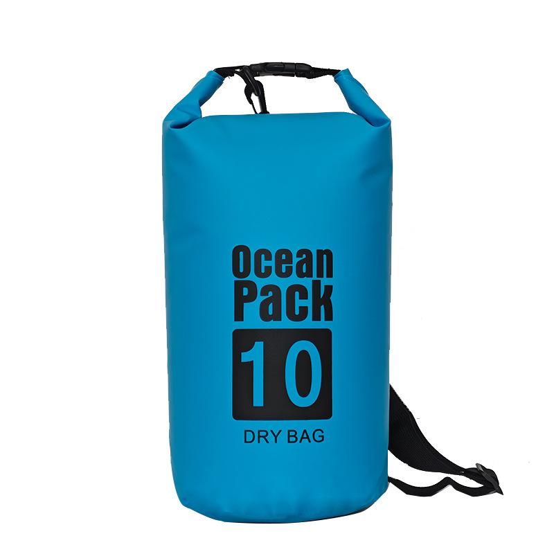 PVC Waterproof Dry Bag Kayaking Rafting Boating Beach Surfing Swimming Canoe Camping Hiking Fishing Ski Lake Blue