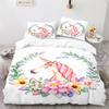 Cute Couple Of Pony Duvet Cover Set 3D Unicorn Pony Horse Polyester Quilt Cover With Pillow Shams For Kids Adults Bedding Set