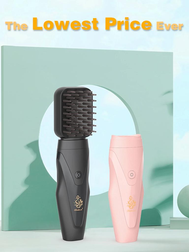 Электронная ароматерапевтическая печь с мягкой головкой-гребнем, портативная 2-в-1, креативная зарядка через USB, электрическая арабская курильница для благовоний, рождественские подарки