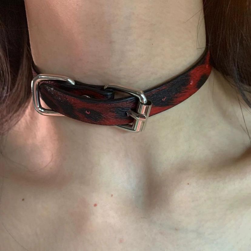 Европейские и американские трансграничные y2k красотки бабочка кожаный ошейник панк-рок чокер цепочка на ключицы ожерелье ювелирные изделия для внешней торговли