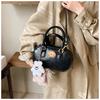 Ielgy Korea Portable Bowling Bag Autumn Winter Retro Small Square Bag All-Match One-Shoulder Messenger