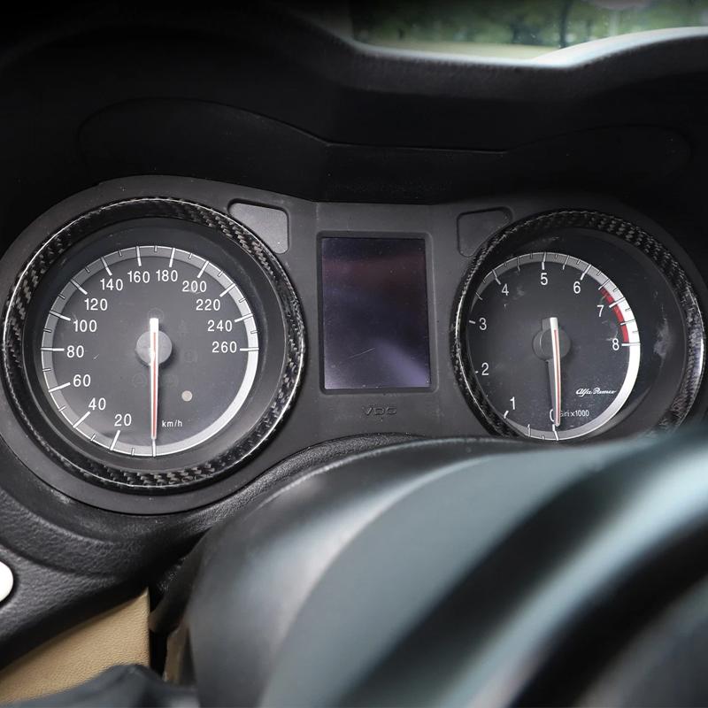 For Alfa Romeo 159 Brera Spider 2004-2011 Real Carbon Fiber Car Instrument Cluster Cover Trim Car Interior Accessories LHD/RHD