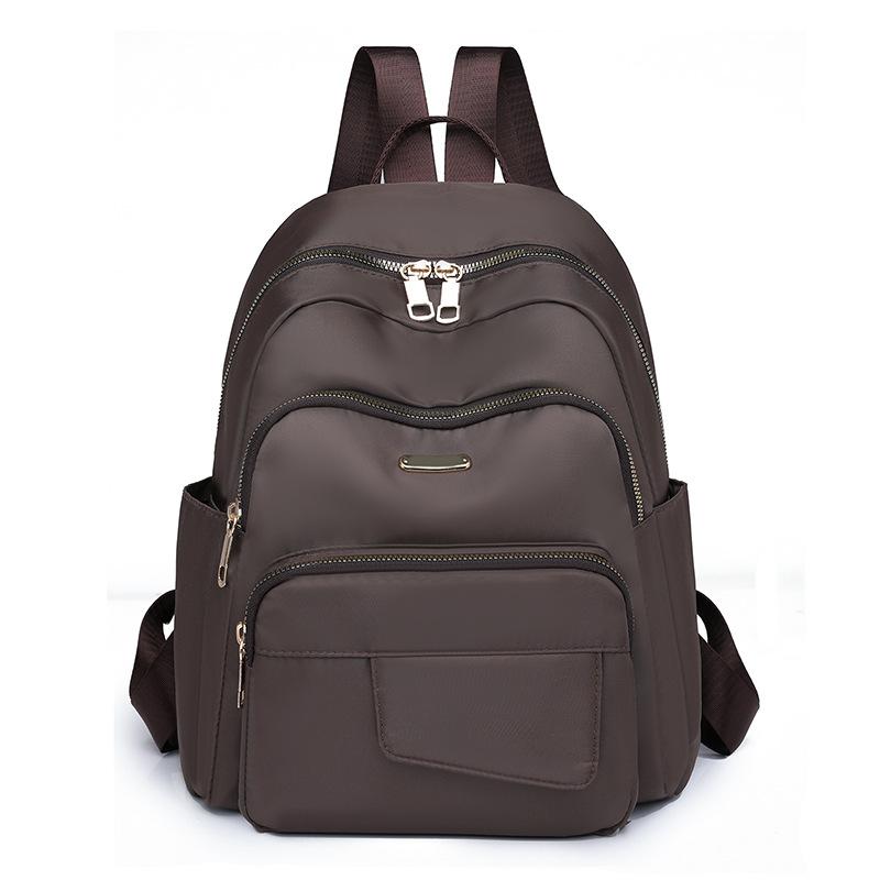 Women's Large Capacity Backpack Solid Color Commuter Bag for Women