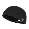 Cotton Brimless Docker Cap Letter Embroidery Skullcap Fashion Melon Beanie Cap  for Men Women
