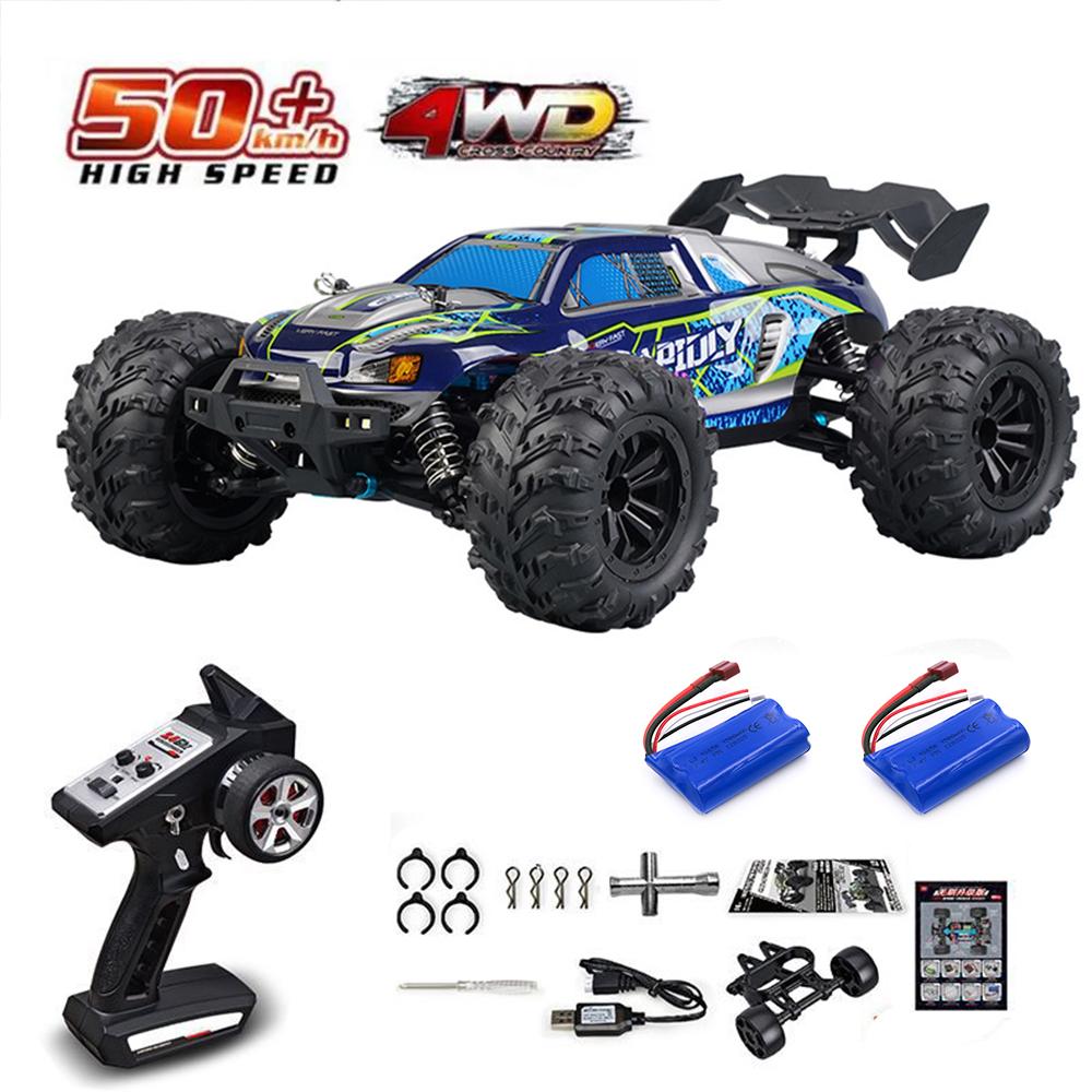 1:16 75 км/ч или 50 км/ч 4WD RC машинка с дистанционным управлением LED машинки высокоскоростной дрифт монстр-трак для детей против игрушек Wltoys 144001