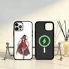 Megumin Anime K-KonoSubaS Phone Case For iPhone17,16,15,14,13,12,11 Plus,Pro Max Magnetic For Magsafe Wireless Charging