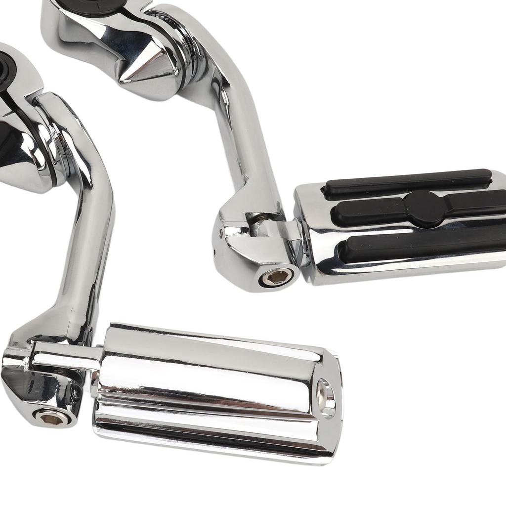 Engine Guard Highway Pegs Comfortable Motorcycle Highway Foot Pegs Reliable Durable for Davidson 2 (Long)