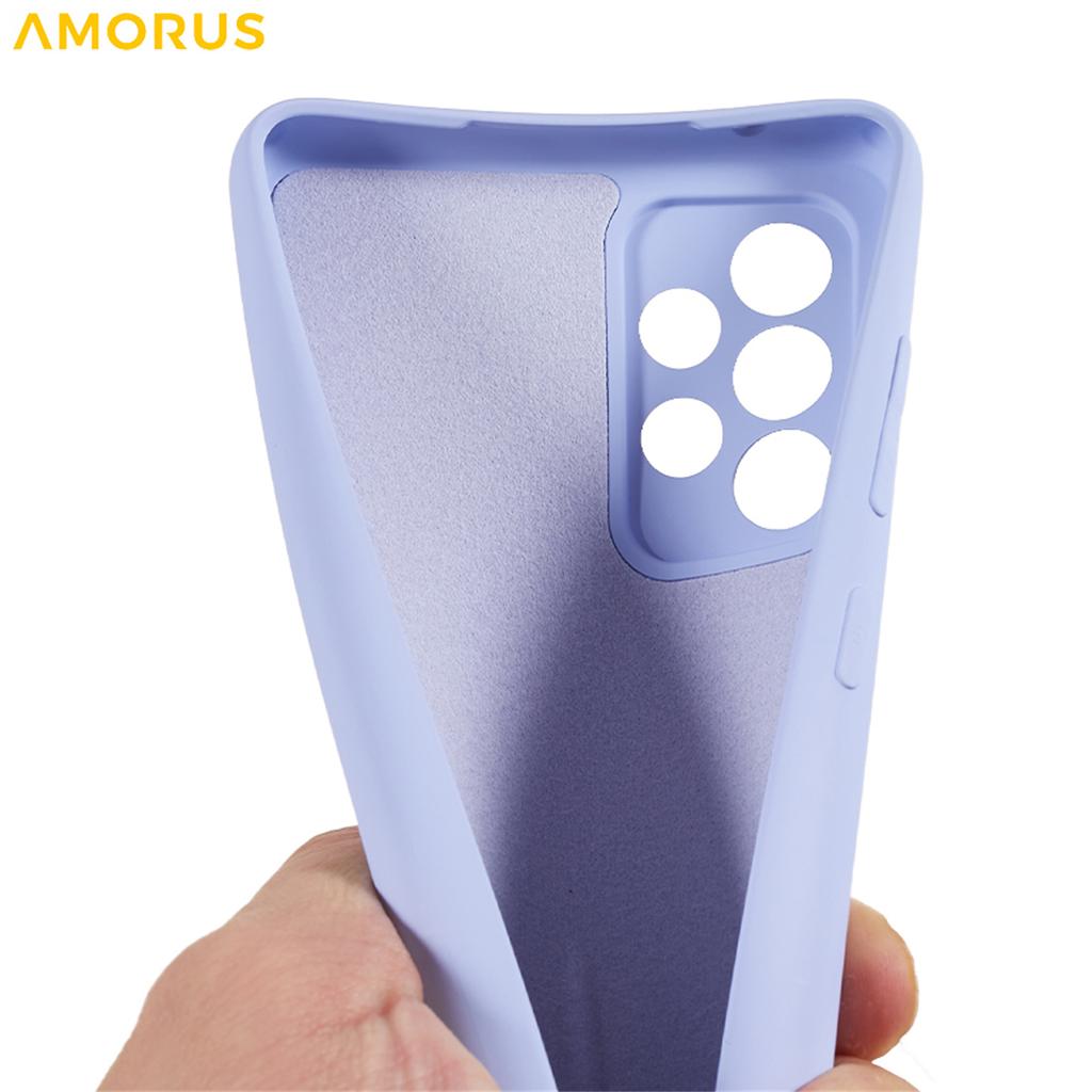 For Samsung Galaxy A23 4G/5G (Global) Case Precise Cutouts TPU Fiber Lining Shockproof Phone Cover