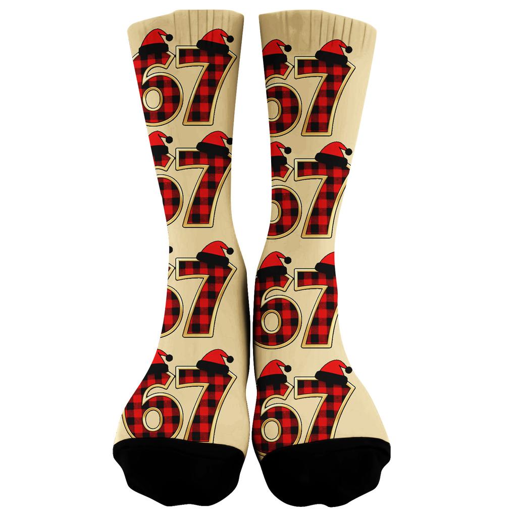 Cute And Playful Socks Mid-Calf Socks Long Socks Printed Socks
